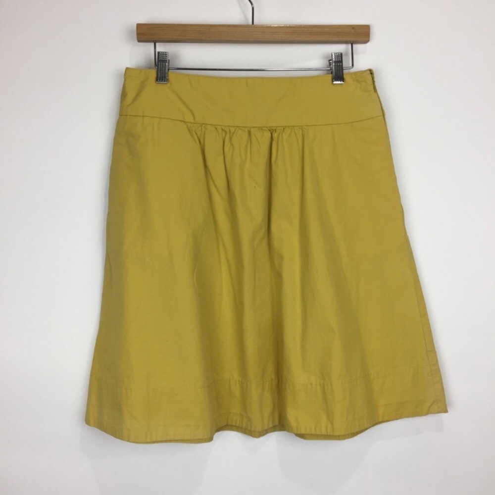 J Crew Yellow Skirt
